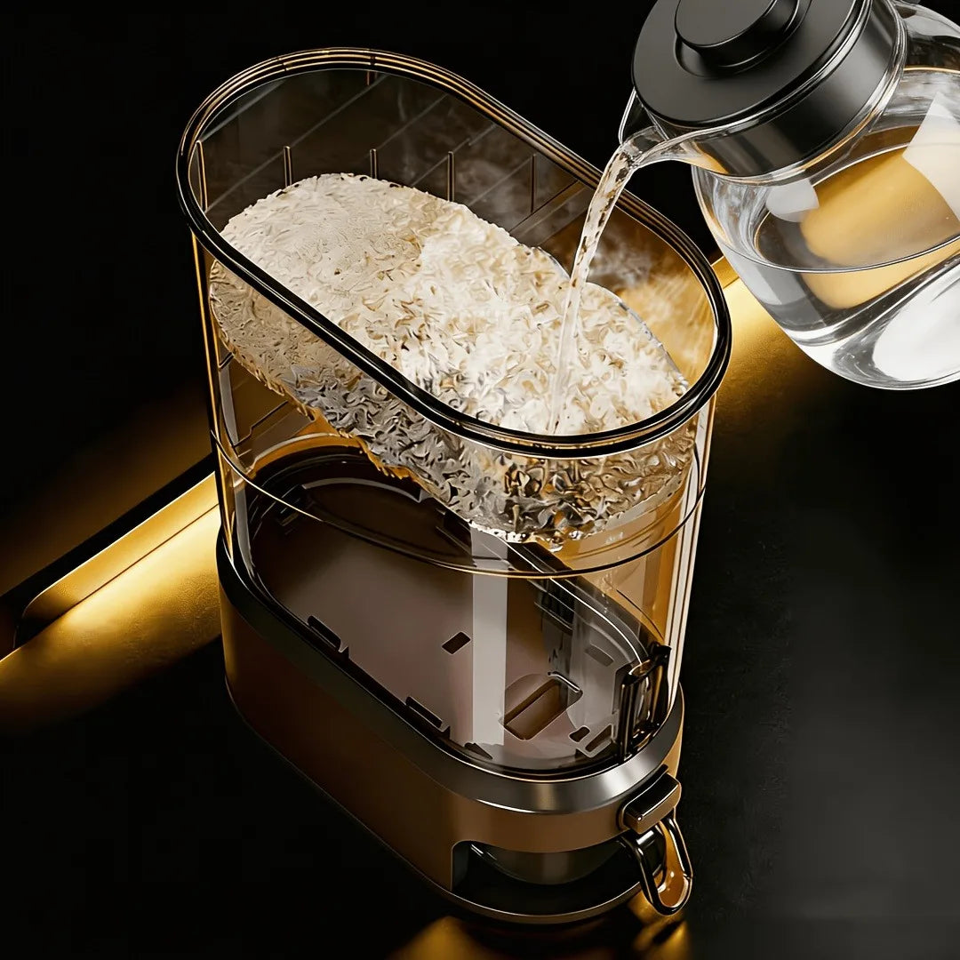 ONENOBLE Automatic Rice Dispenser With Measuring Cup