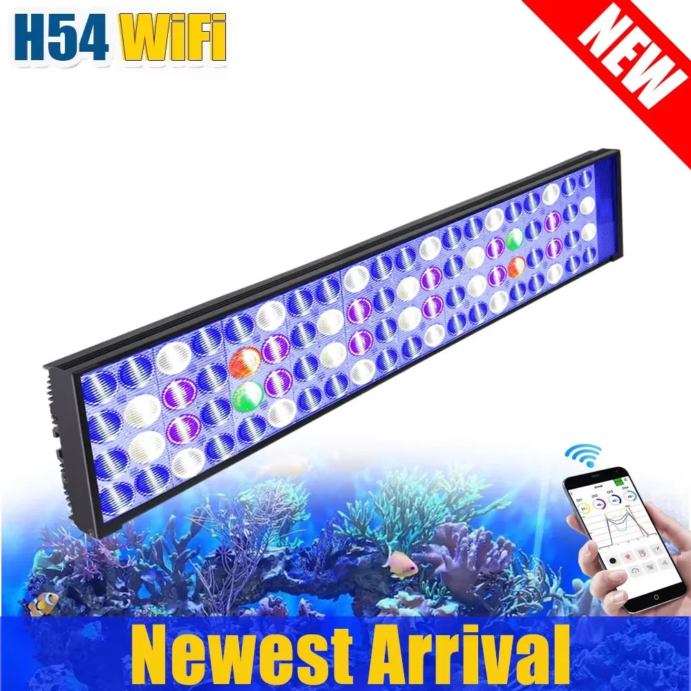 PopBloom WiFi LED Aquarium Light For Reef Marine Tanks