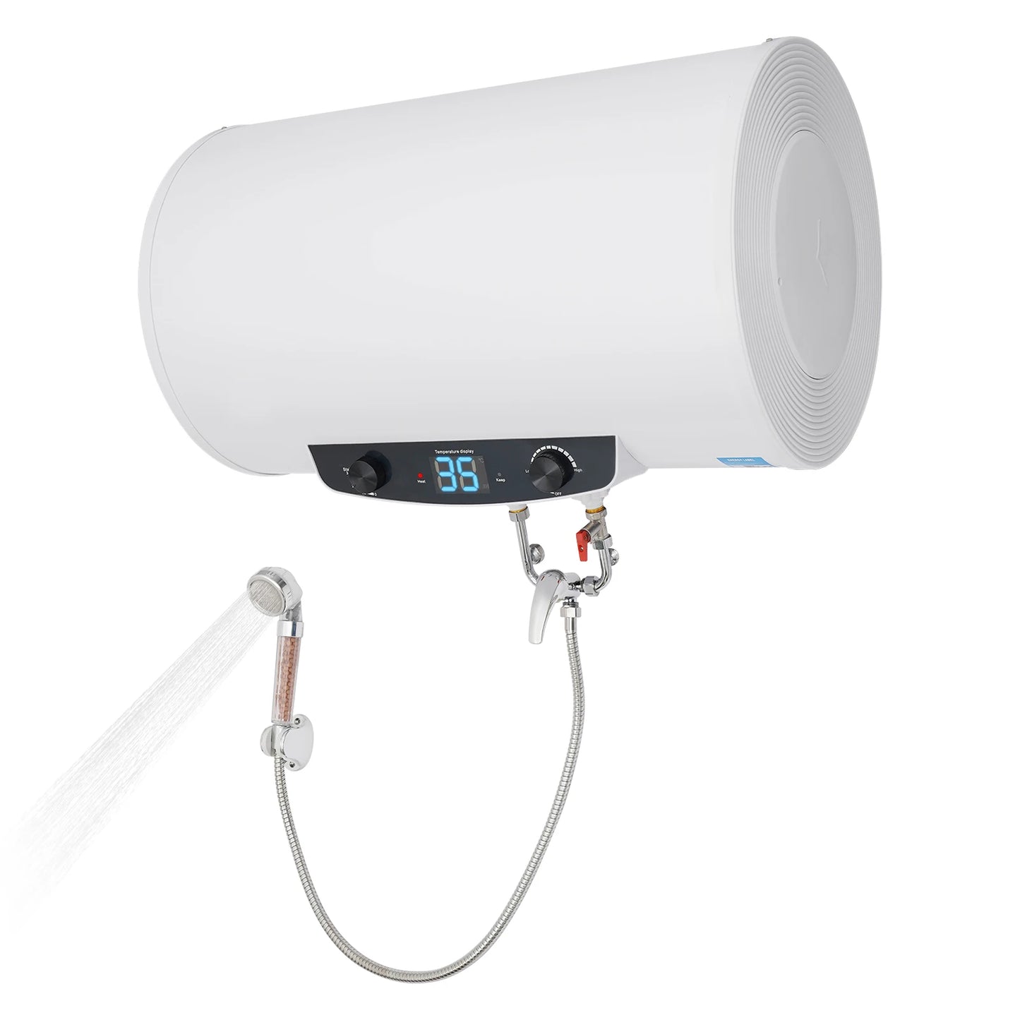 Electric Wall Mounted Water Heater, 1500W, 110V, IPX4 Waterproof