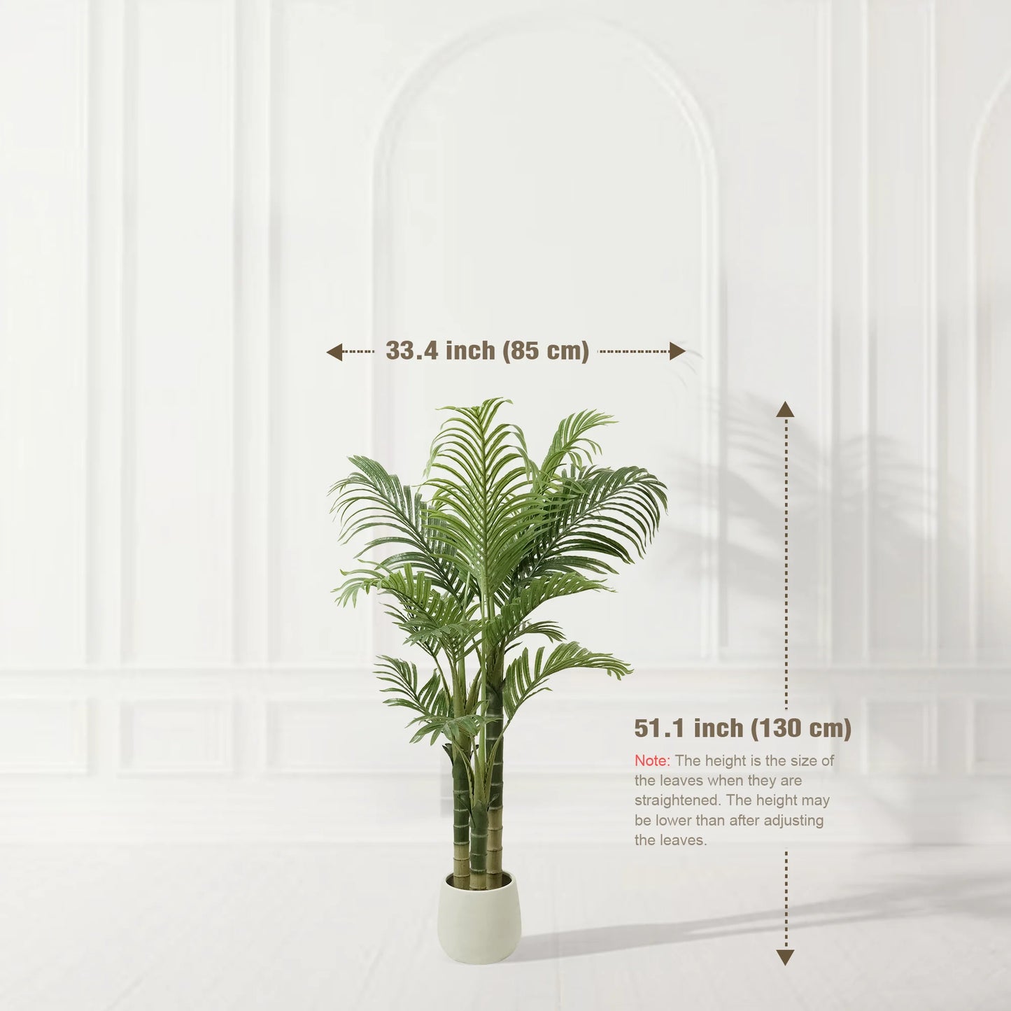 Olitree Artificial Areca Palm Tree For Indoor Home Decor