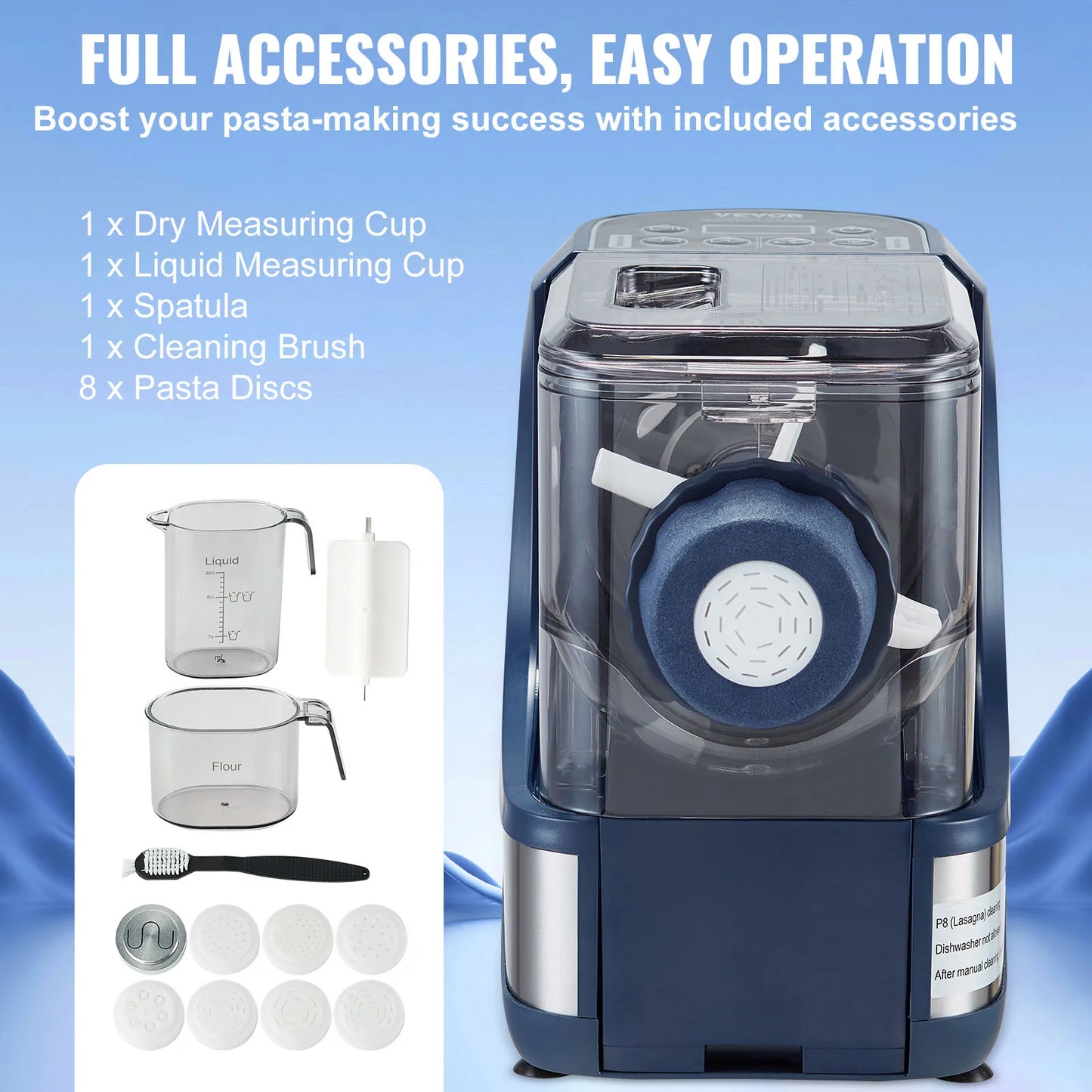 SucceBuy Electric Automatic Noodle Maker Machine With Four Intelligent Modes
