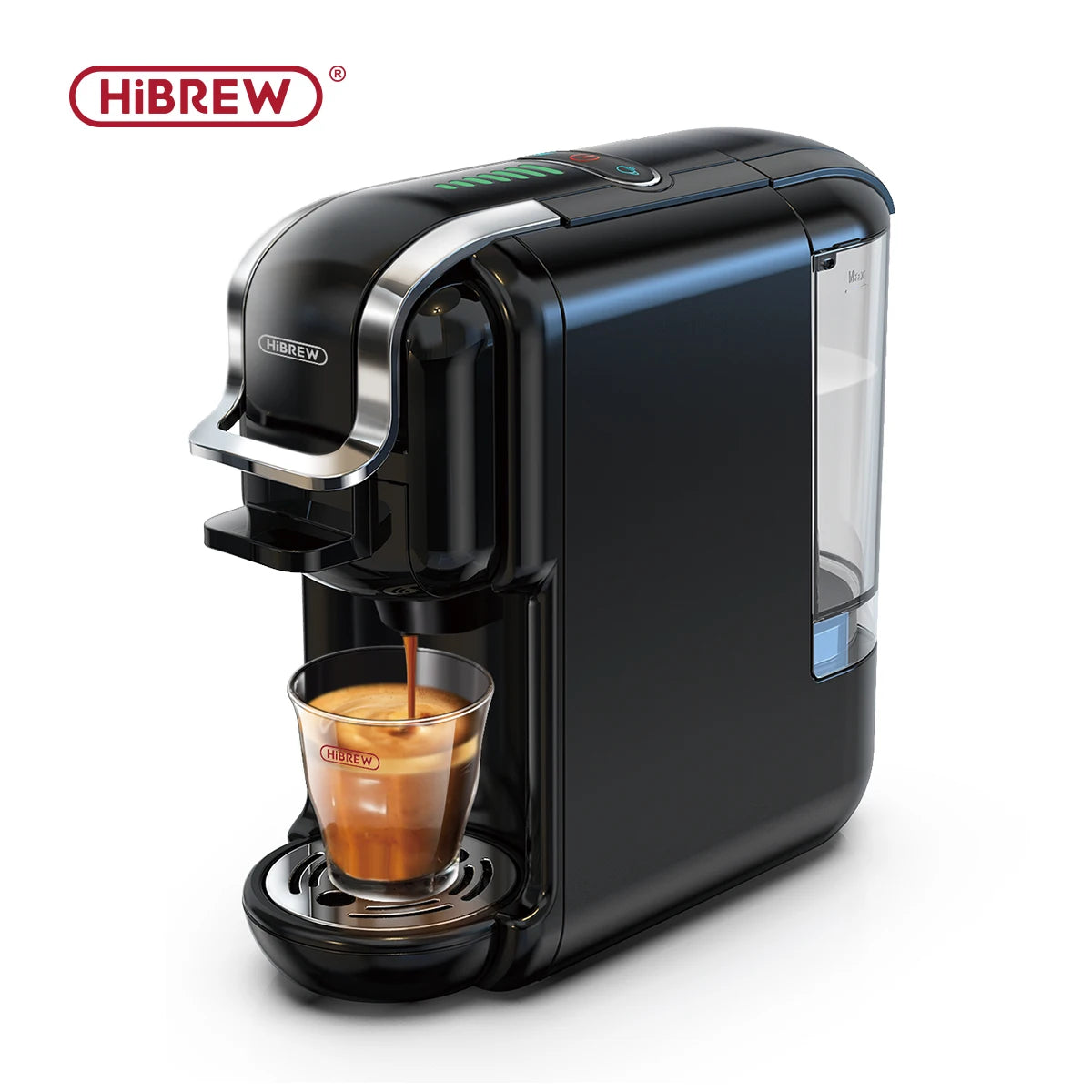HiBREW 5-In-1 Capsule Coffee Machine for Dolce Gusto and Nespresso