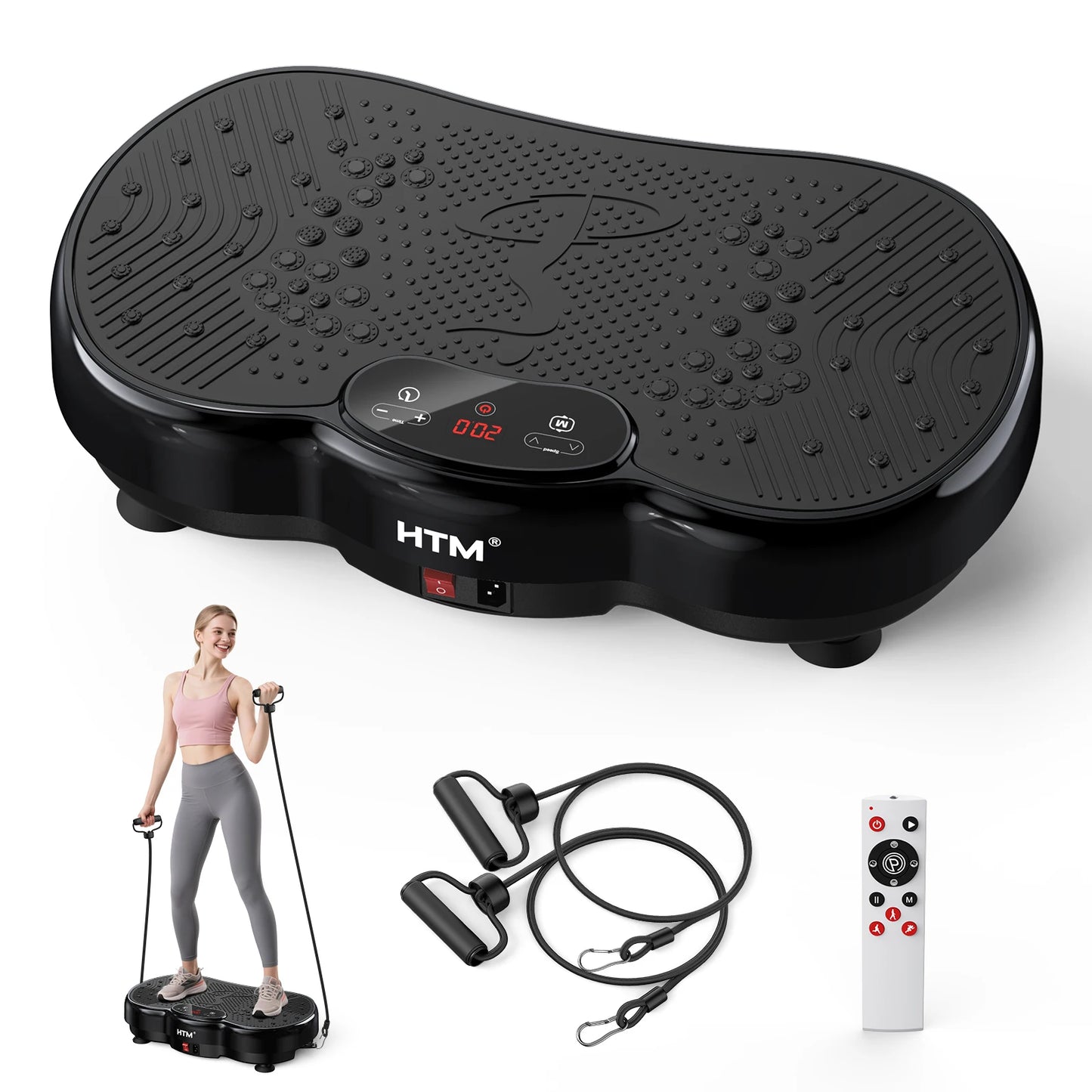 Vibration Plate Exercise Machine Full Body Shaker Portable Fitness Equipment
