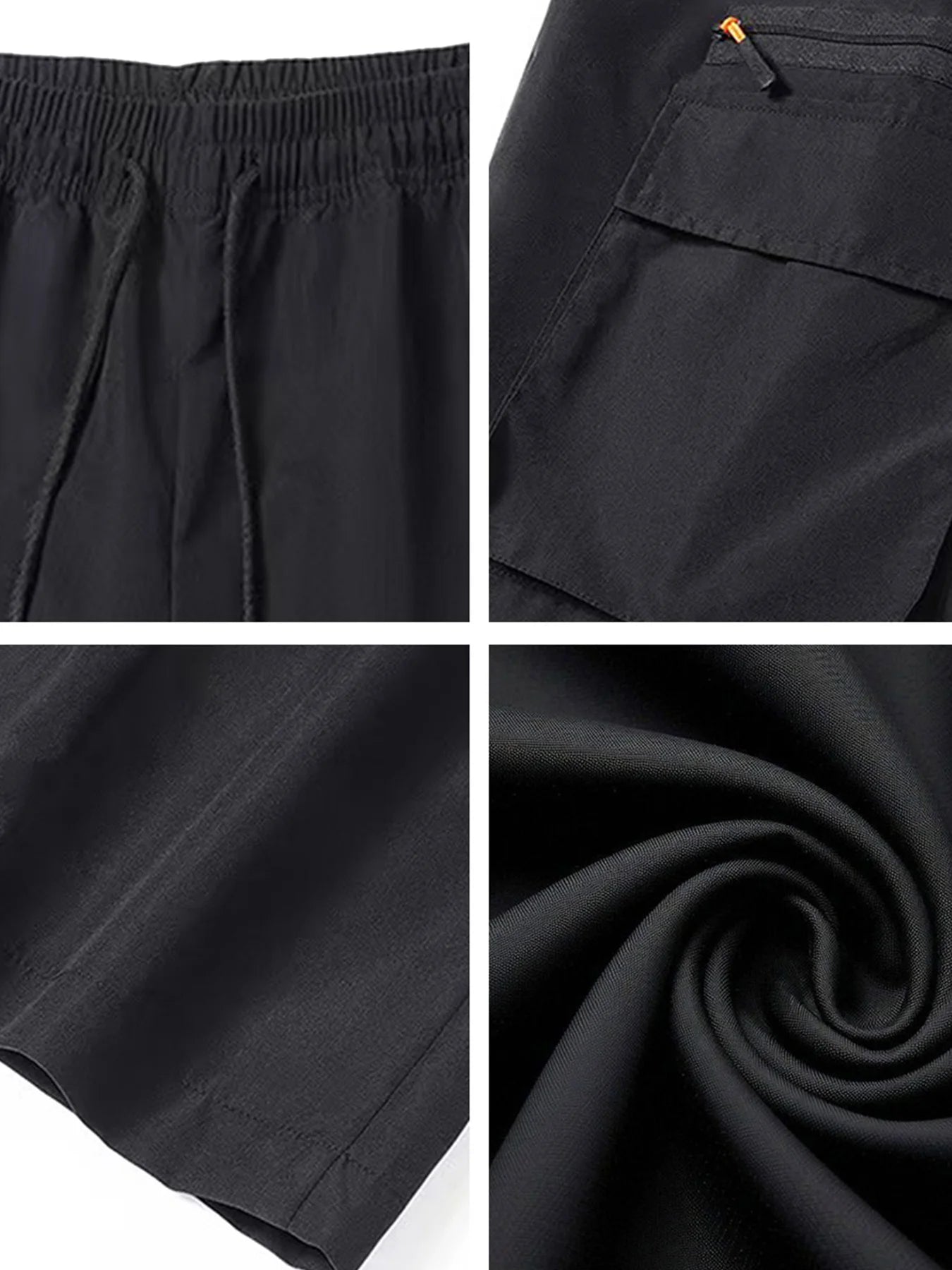 Men's Multi Pocket Cargo Pants With Zippered Front Pockets