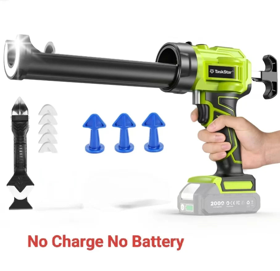 Taskstar Cordless Caulking Gun No Drip With 2Ah Battery