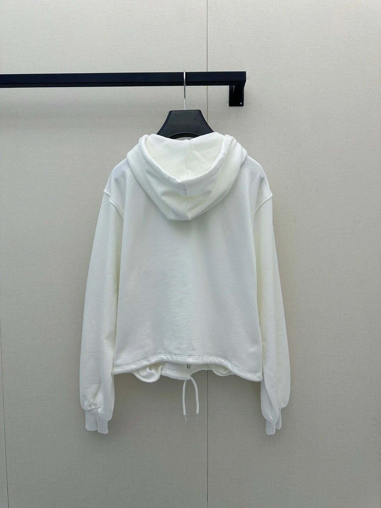 Women's Loose Cotton Hooded Cardigan Sweatshirt