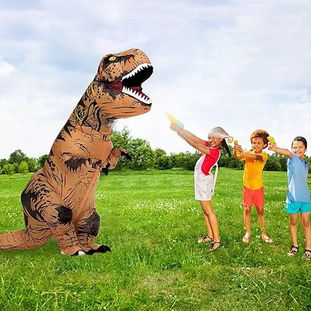 Inflatable T Rex Dinosaur Costume For Halloween And Cosplay