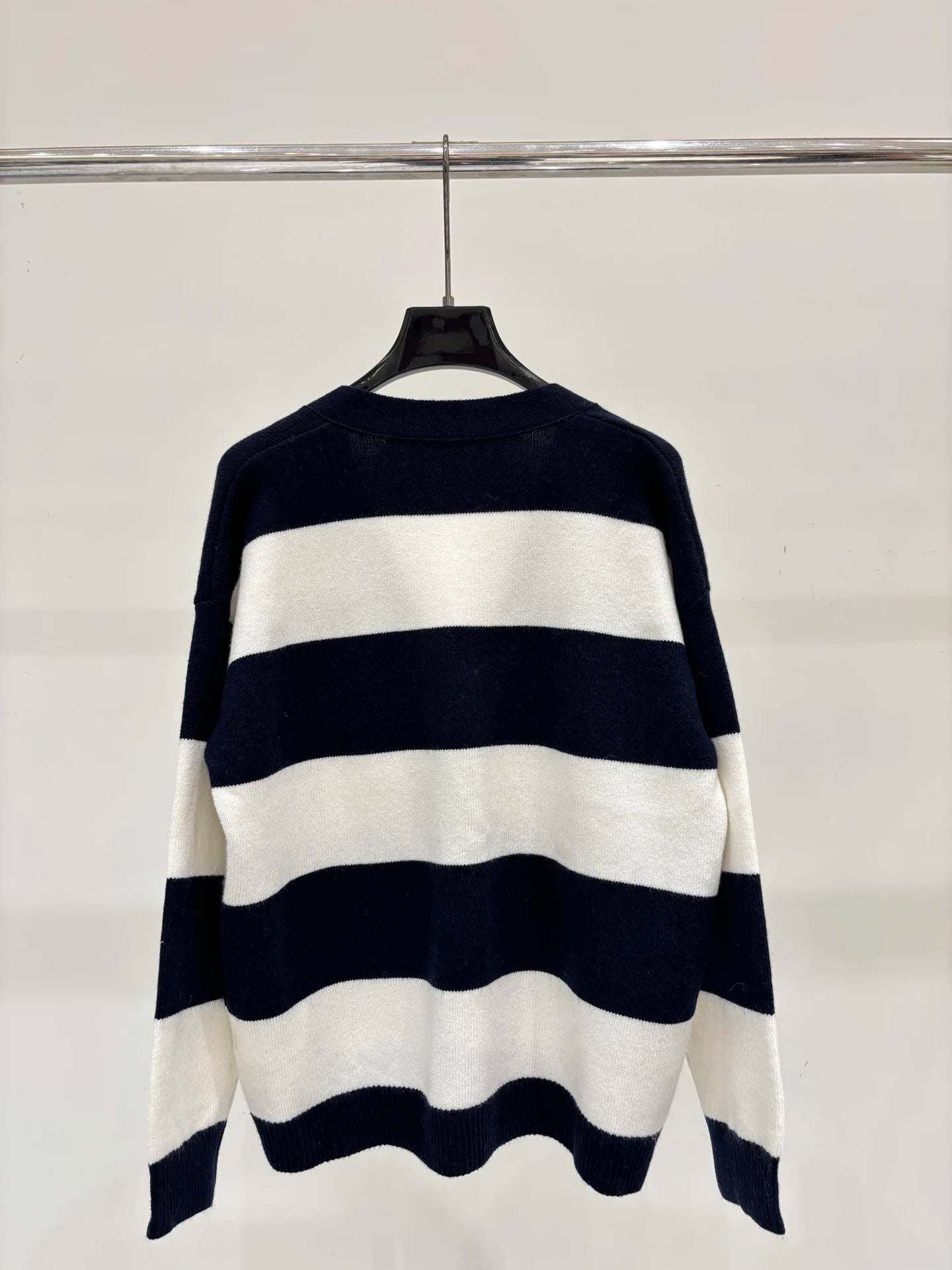 Women's V Neck Knitted Cardigan With Button Detail