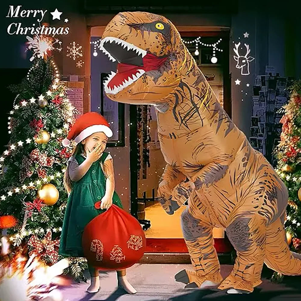 Inflatable T Rex Dinosaur Costume For Halloween And Cosplay