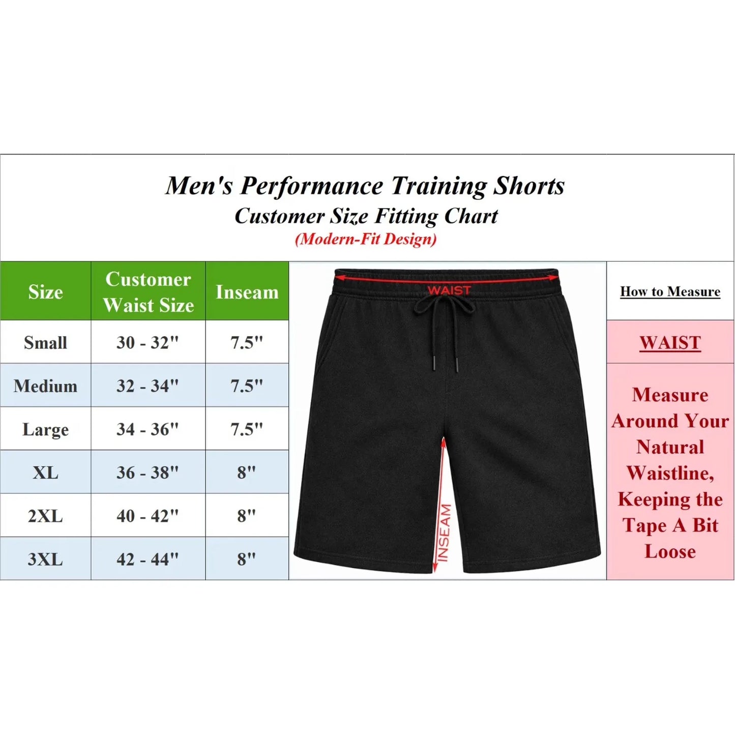 Men's 3-Pack Performance Training Shorts With Zipper Pockets