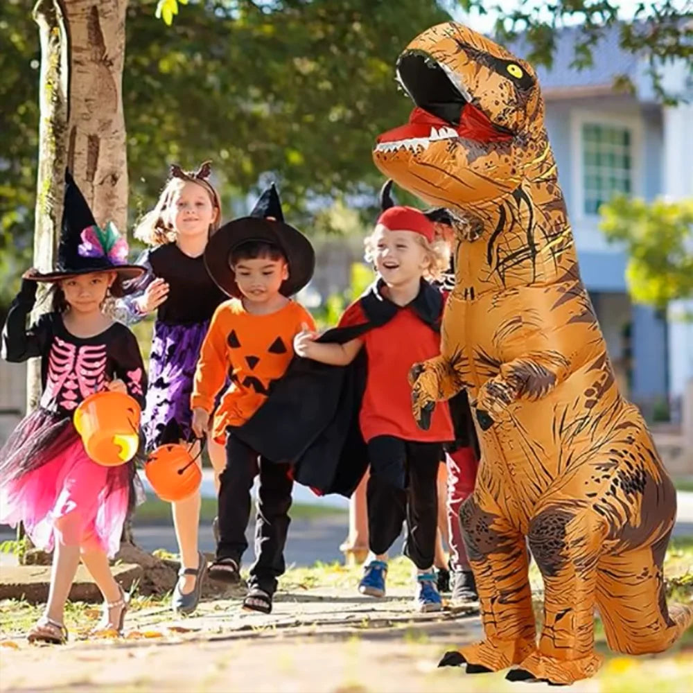 Inflatable T Rex Dinosaur Costume For Halloween And Cosplay