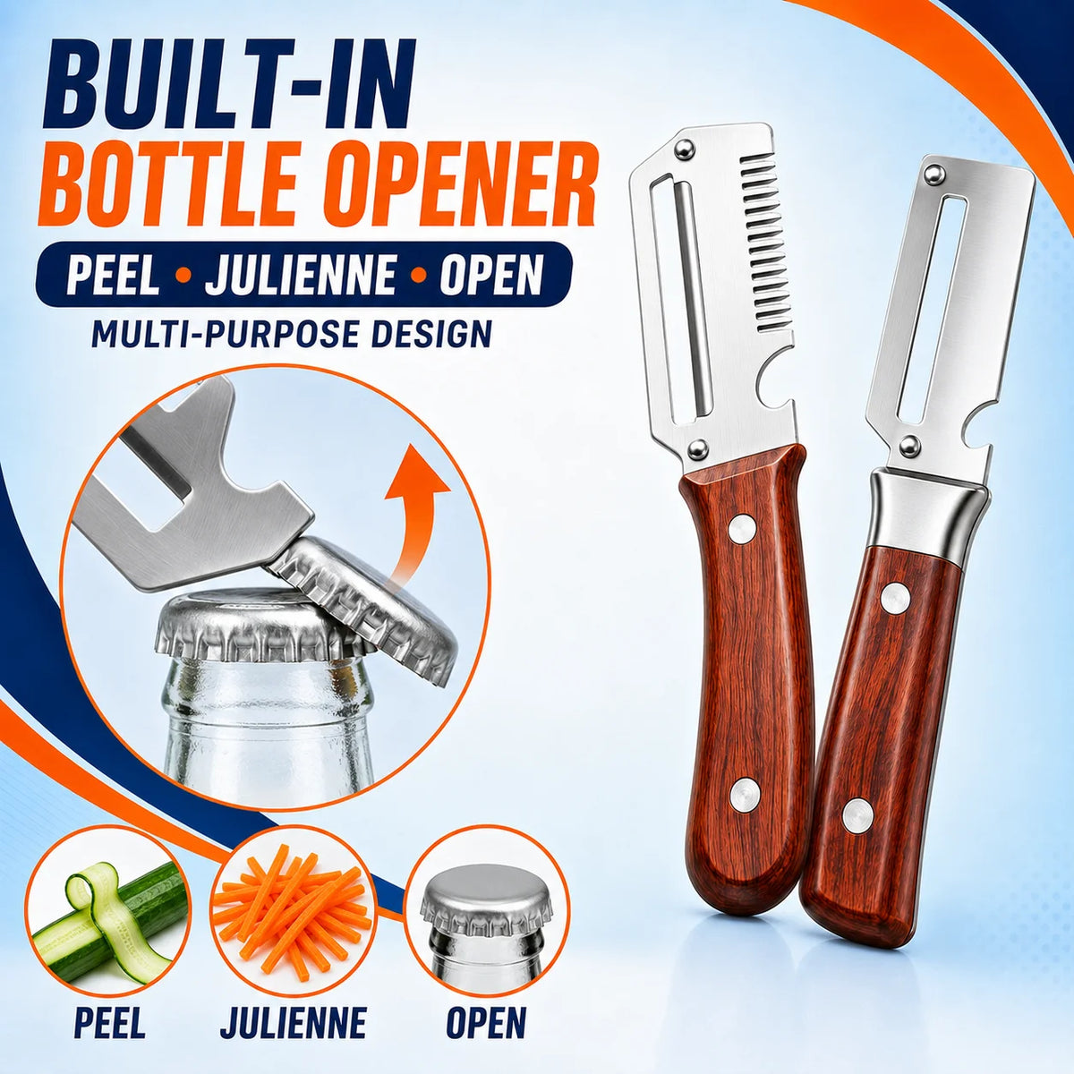 Multifunctional Kitchen Onion Chopper Scissors And Vegetable Peeler