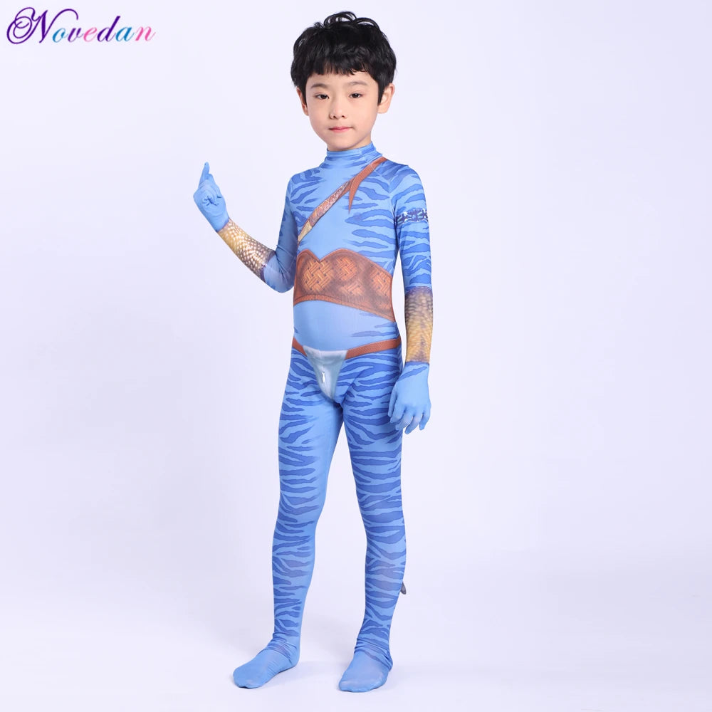 Novedan Avatar 2 Neytiri Jake Sully Cosplay Bodysuit Costume