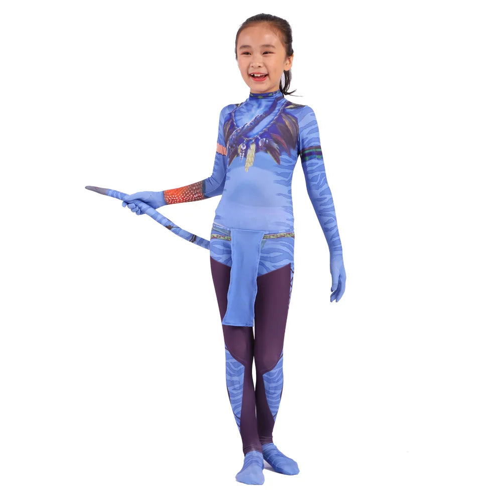 Novedan Avatar 2 Neytiri Jake Sully Cosplay Bodysuit Costume