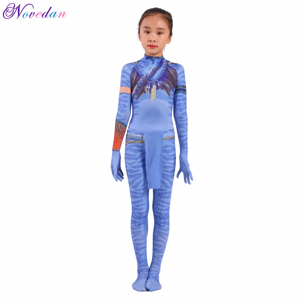 Novedan Avatar 2 Neytiri Jake Sully Cosplay Bodysuit Costume