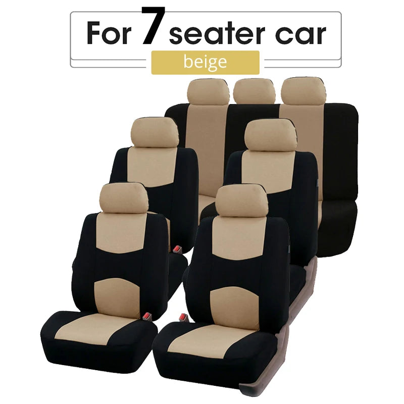 AutoYouth Universal Car Seat Cover Airbag Compatible Ventilated Polyester