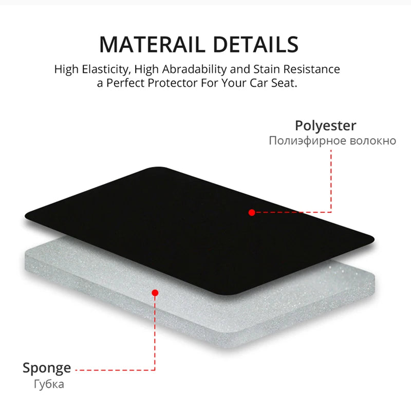 AutoYouth Universal Car Seat Cover Airbag Compatible Ventilated Polyester