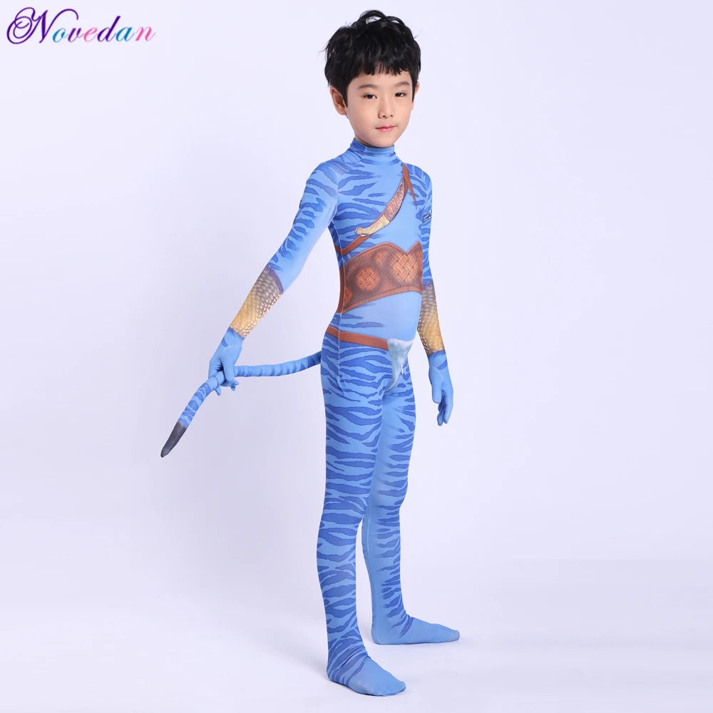 Novedan Avatar 2 Neytiri Jake Sully Cosplay Bodysuit Costume