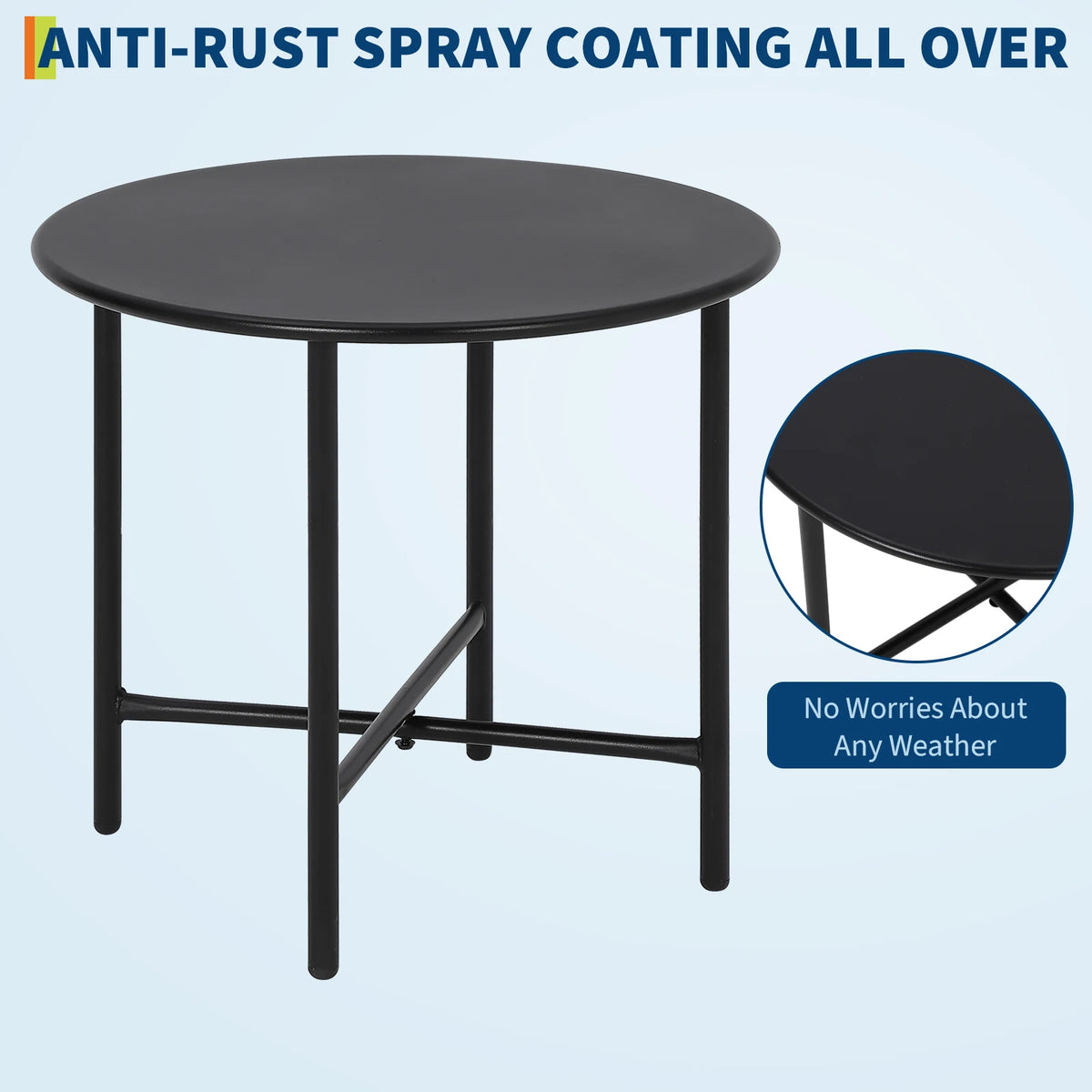 HiMISS Acapulco Patio Bistro Set Modern Outdoor Conversation Furniture