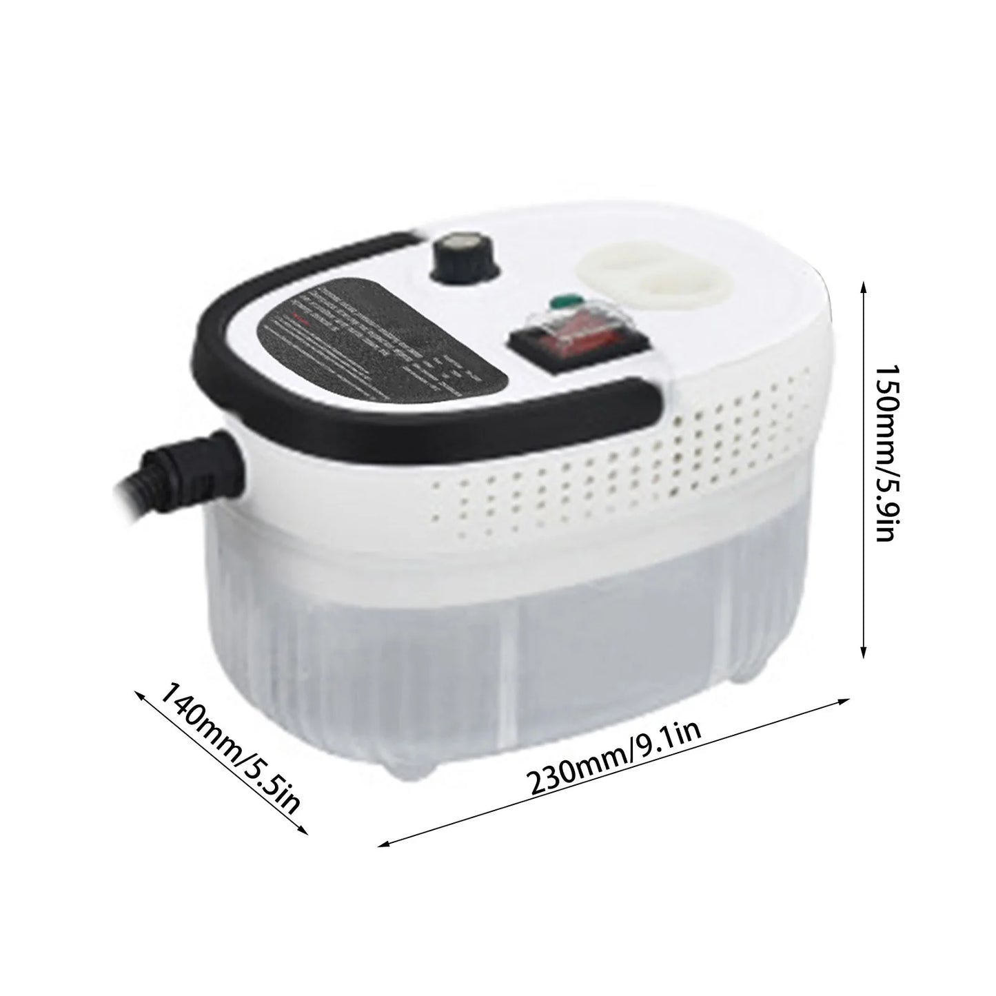 Romellar Portable Handheld 1500W Quick Heating Steam Cleaner