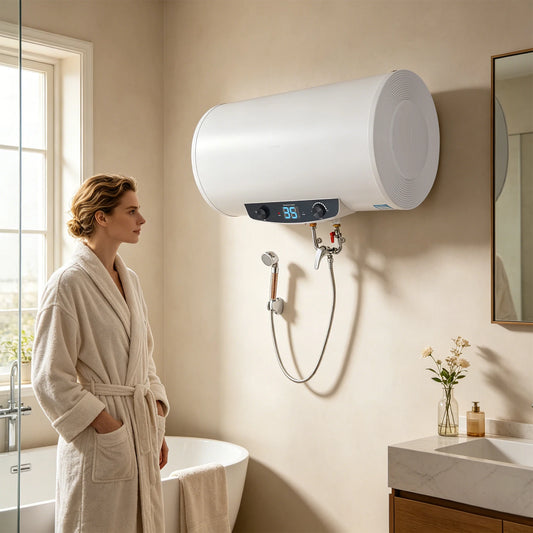 Electric Wall Mounted Water Heater, 1500W, 110V, IPX4 Waterproof