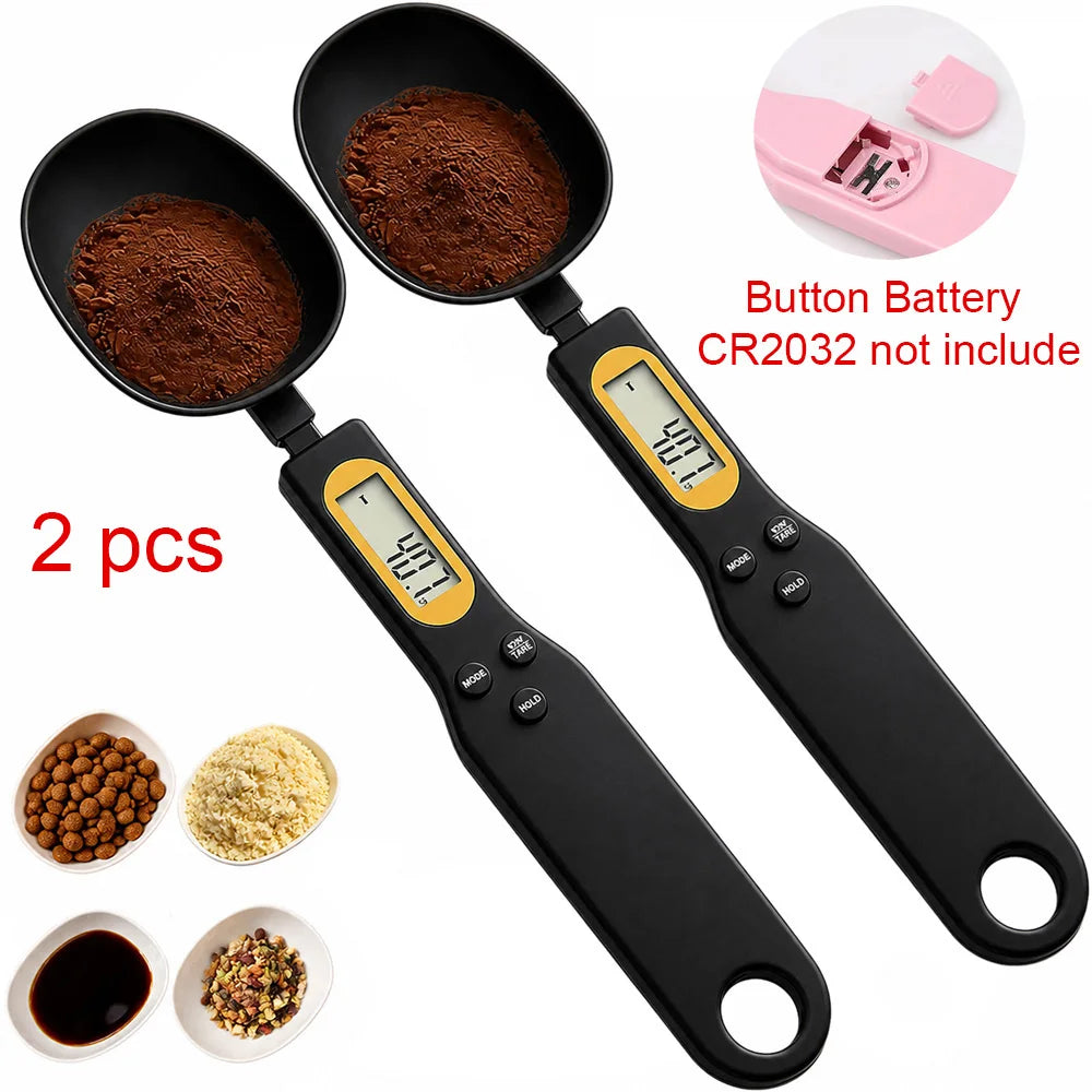 Digital Measuring Spoon Scale With LCD Display For Kitchen Cooking
