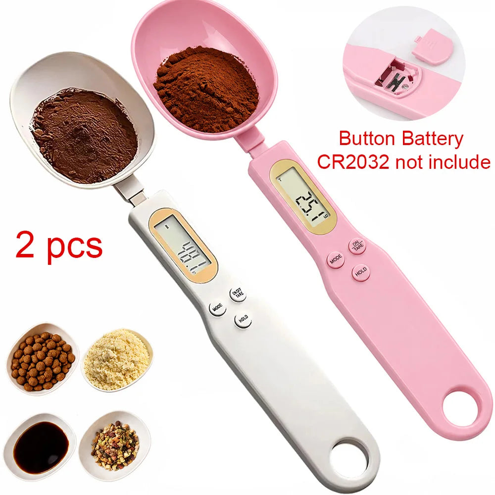 Digital Measuring Spoon Scale With LCD Display For Kitchen Cooking