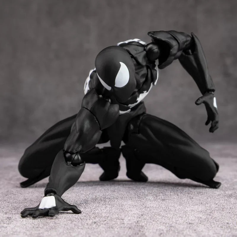 Bandai Symbiote Spider Man Posable Action Figure Collectible Model