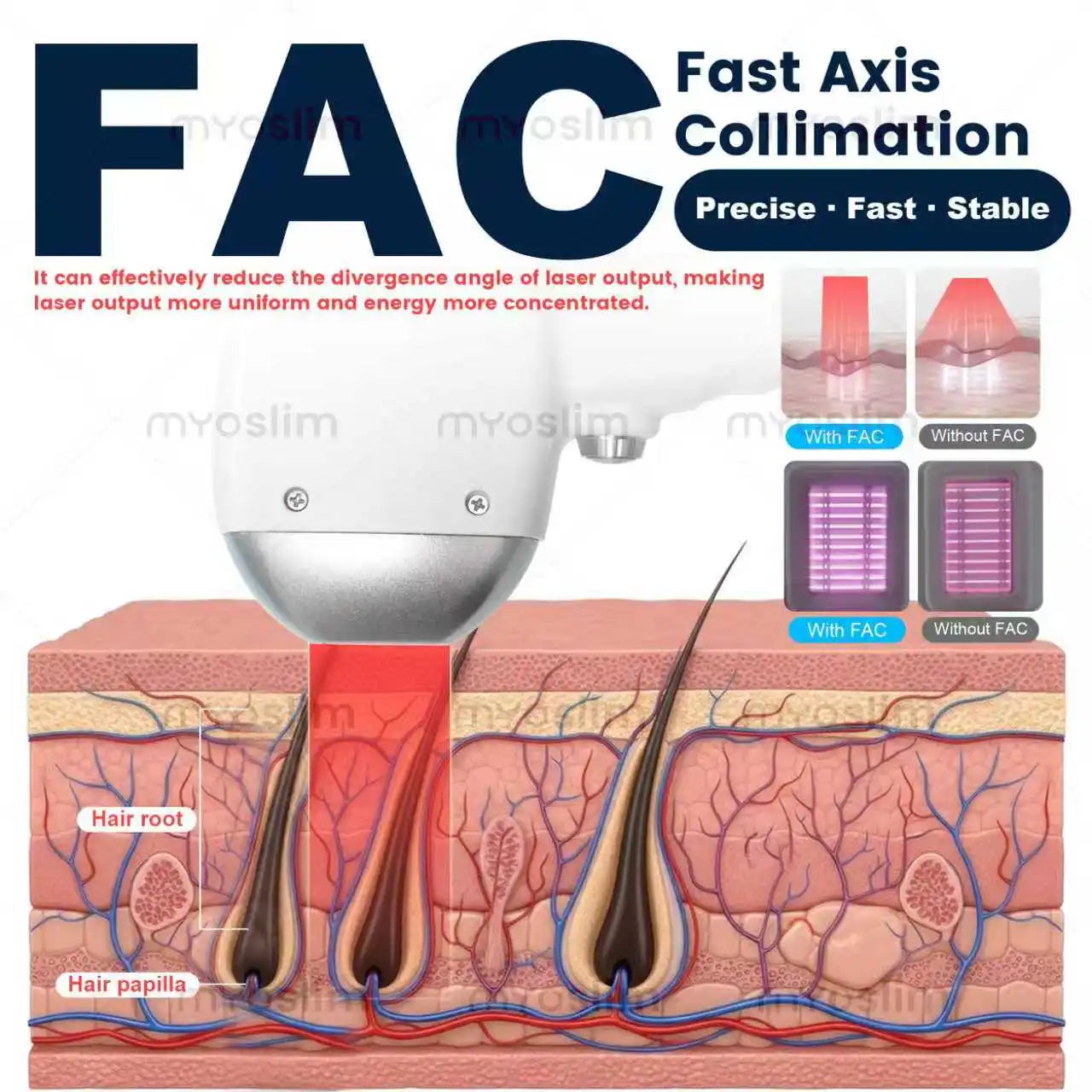 FAC 5000W 2-In-1 808 Diode Hair Removal And Tattoo Laser