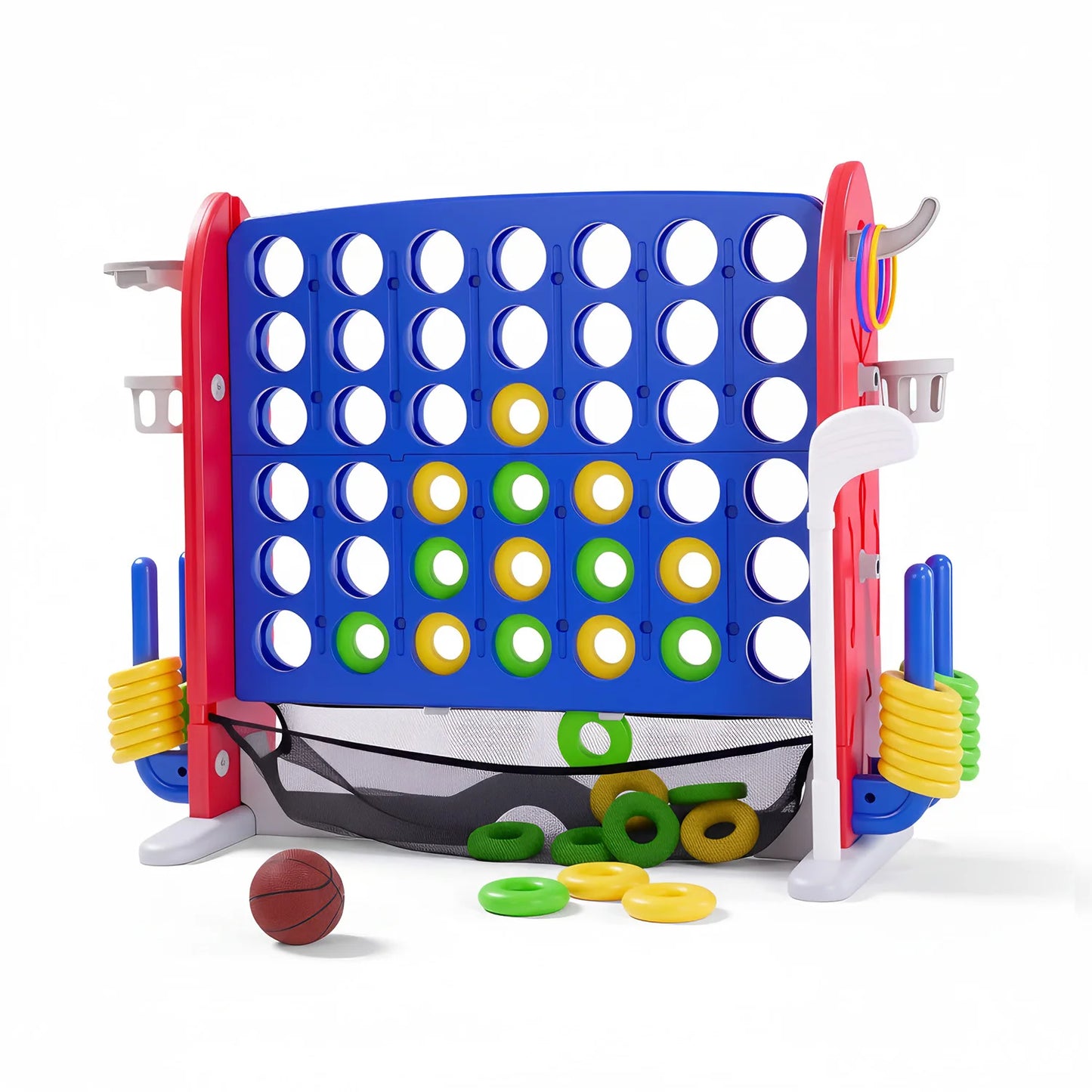 4-In-1 GiantConnect Game Set Outdoor Family Fun Party