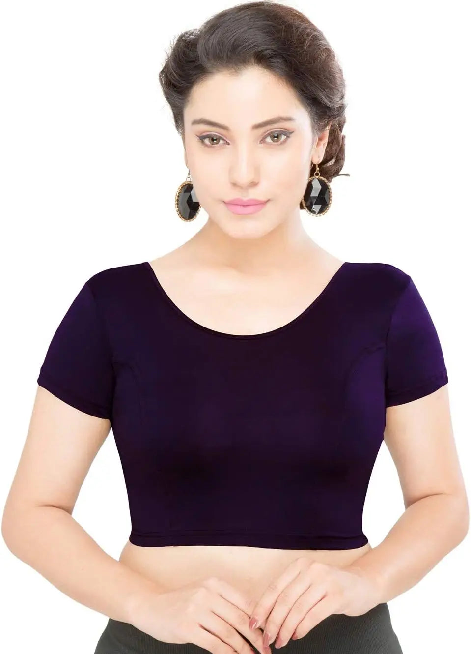Gold Stretchable Women's Blouse Readymade Choli