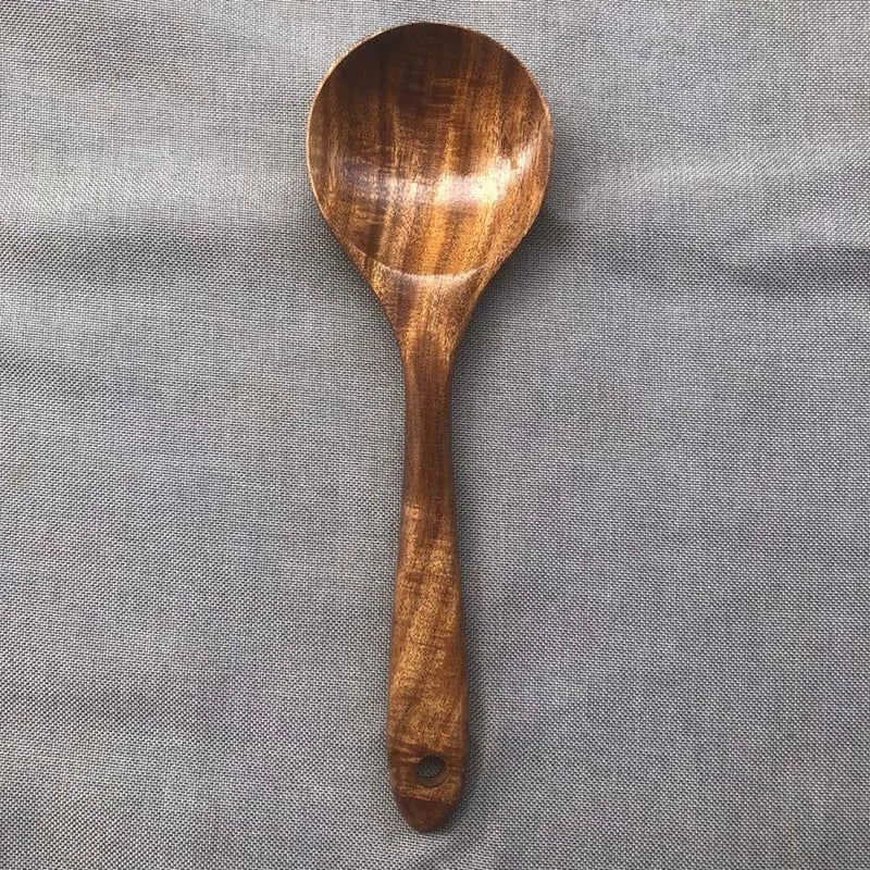 Wooden Kitchen Utensil Set For Everyday Cooking And Baking