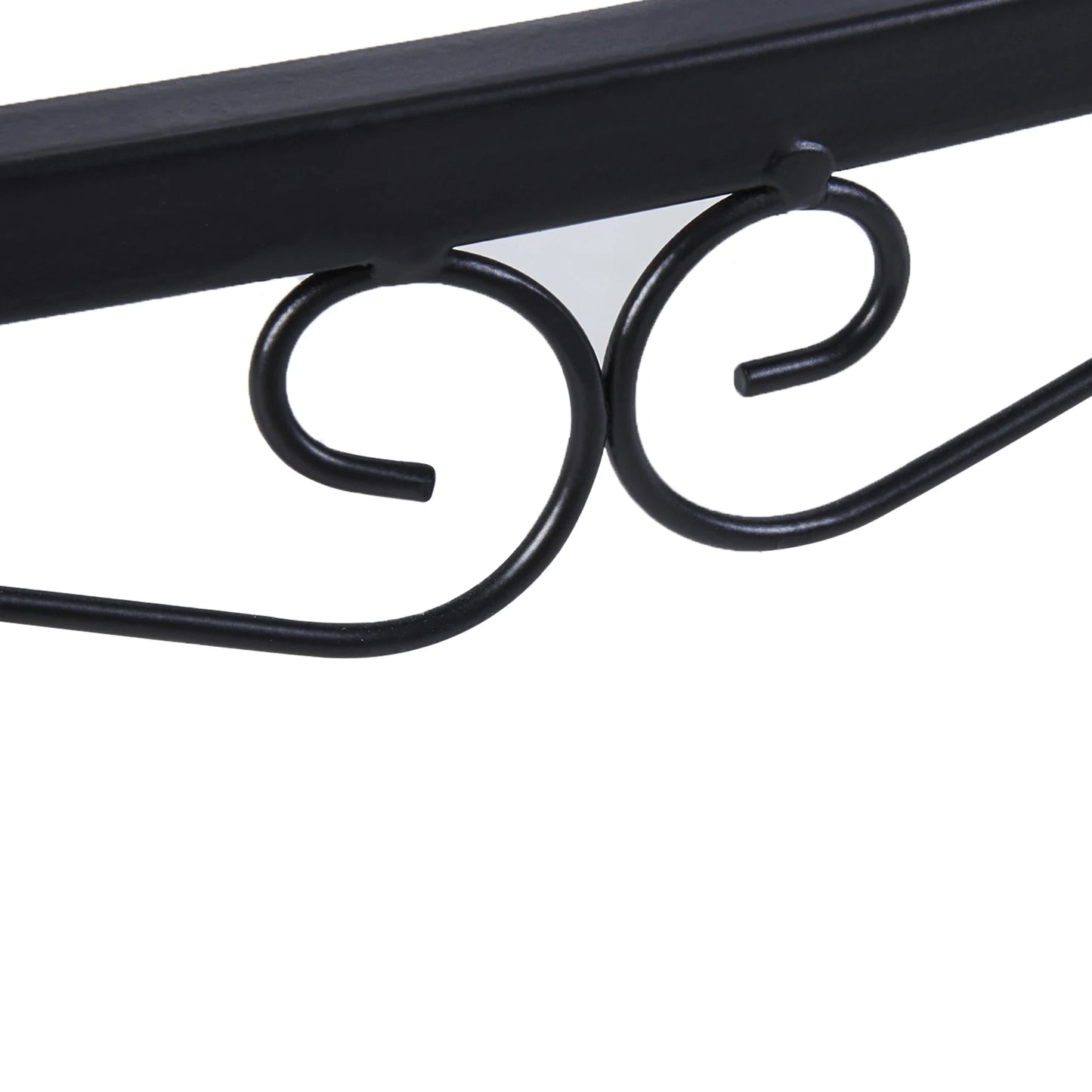Wisfor Three Tier Corner Ladder Metal Plant Shelf For Garden
