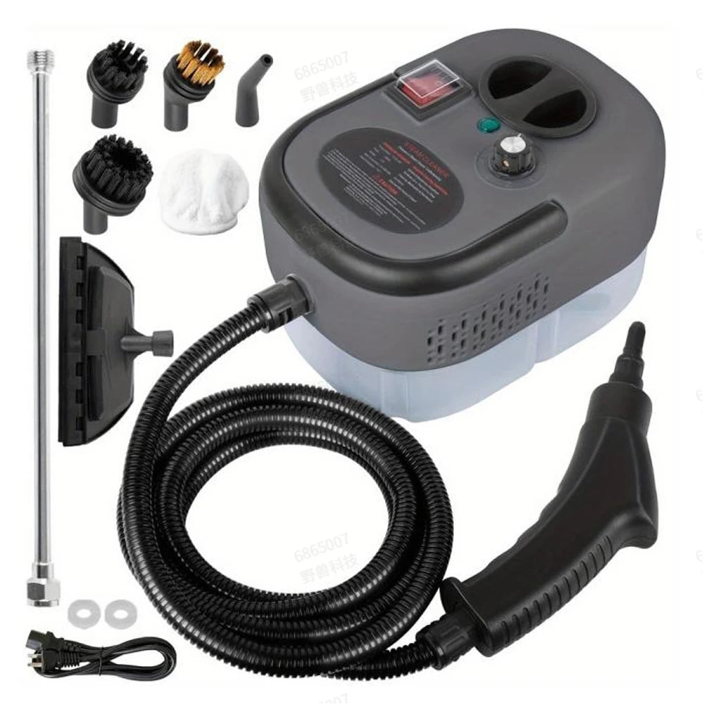 2500W Handheld Steam Cleaner 110V With Accessories US Plug