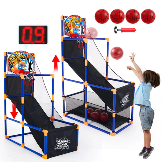 Joyfy Led Arcade Basketball Hoop Game Set For Children
