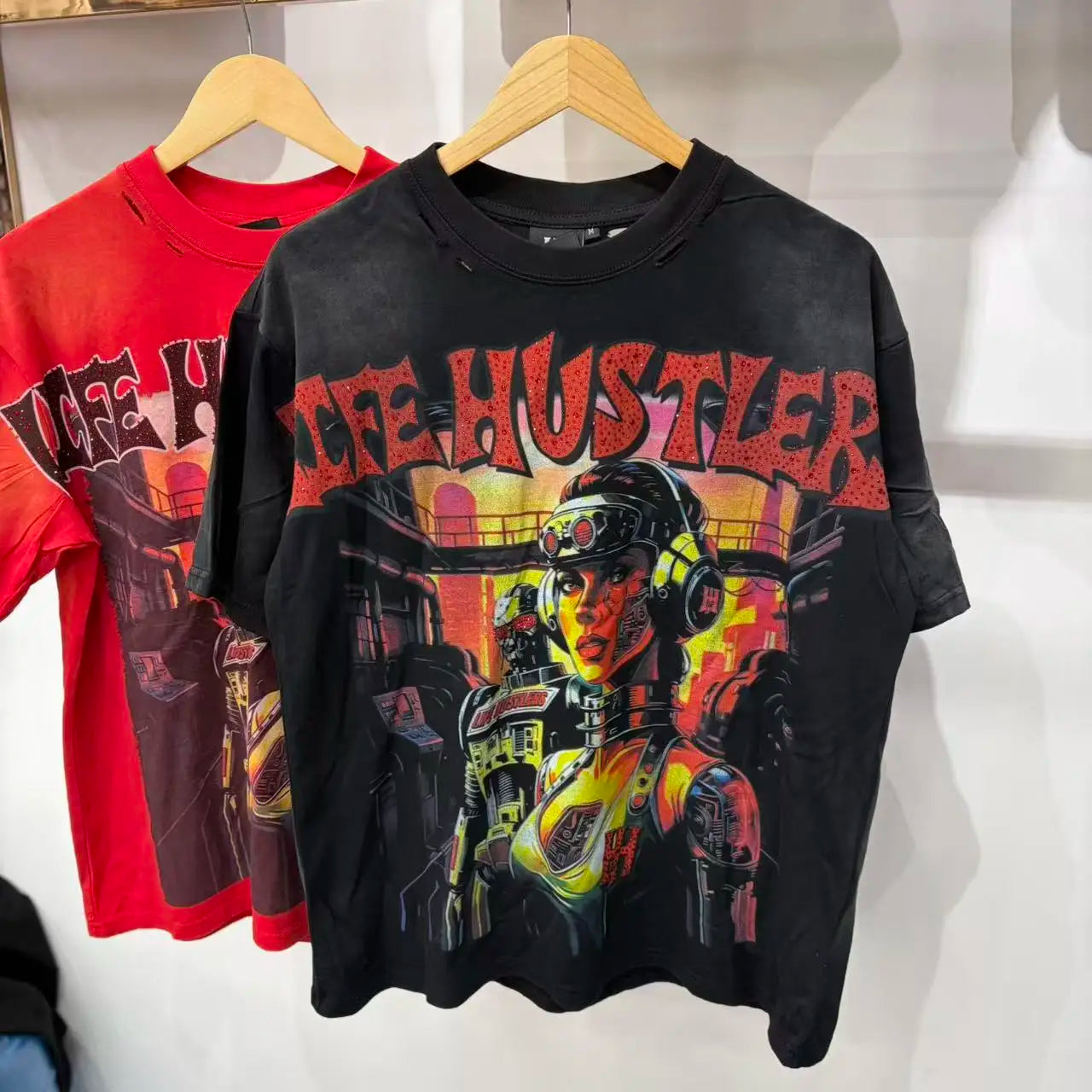Life Hustlers 100 Percent Cotton Loose Fit T Shirt Unisex