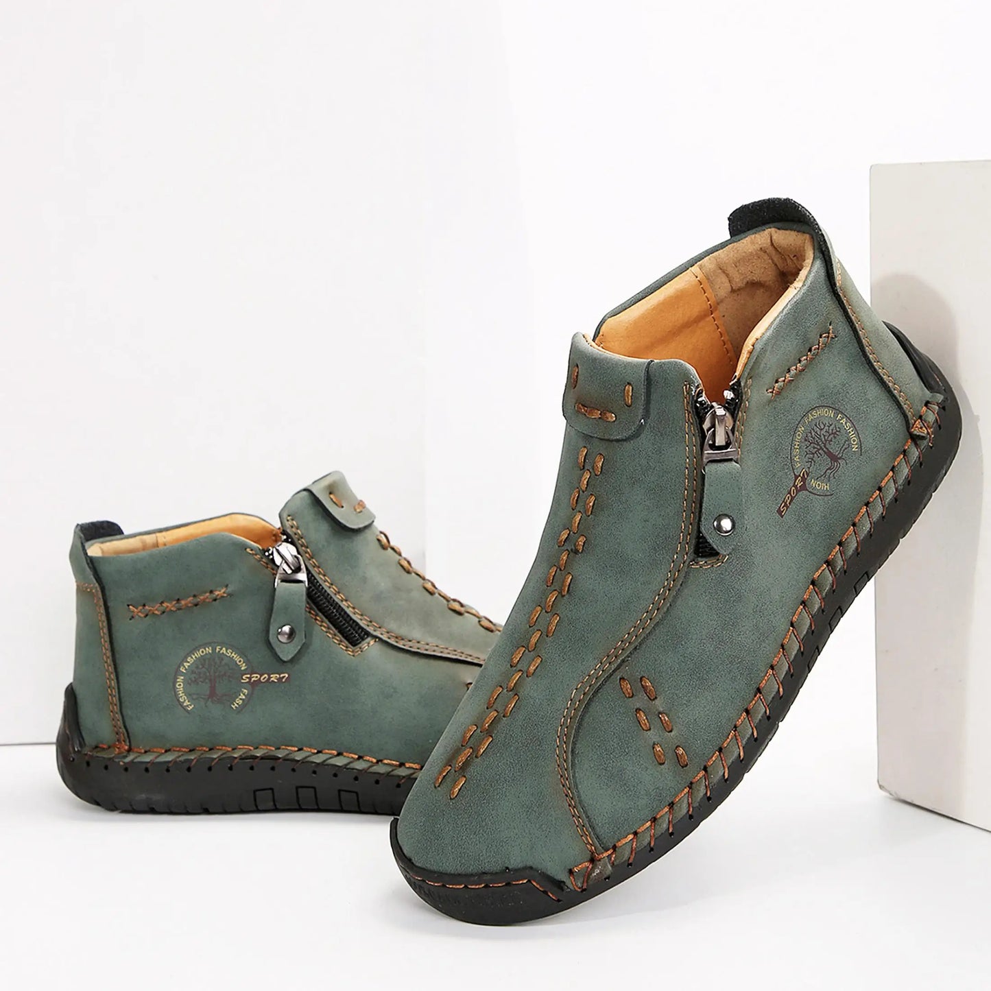 Womens Slip On Lightweight Casual Ankle Boots For Walking