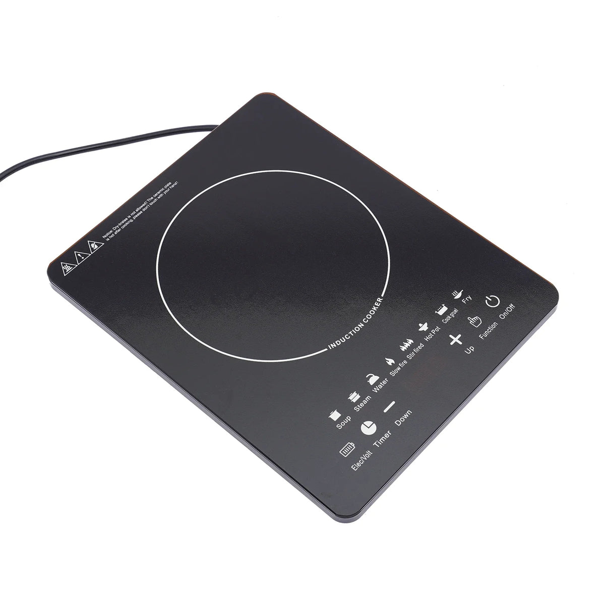 750W Smart Portable Induction Cooktop With 8 Cooking Presets