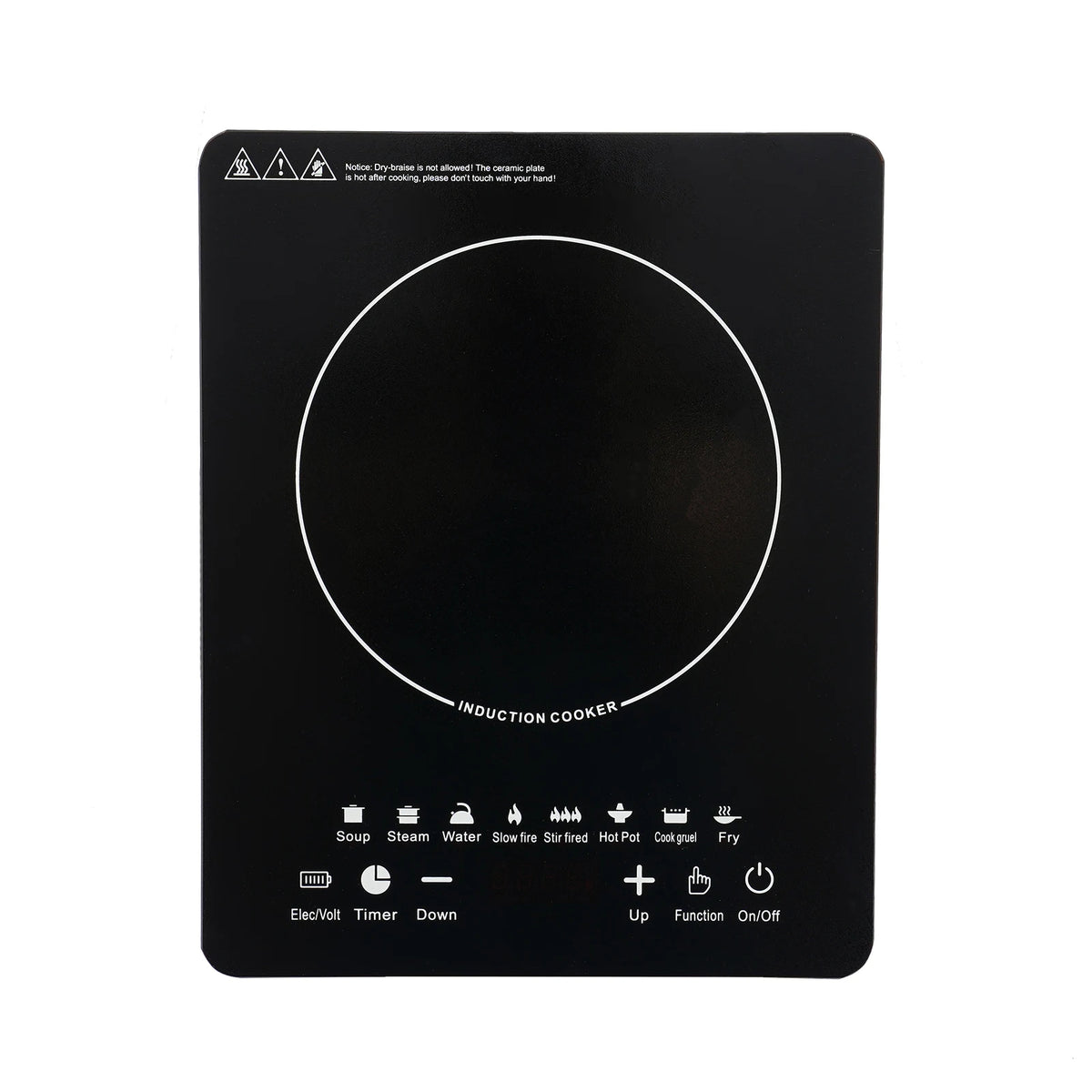 750W Smart Portable Induction Cooktop With 8 Cooking Presets