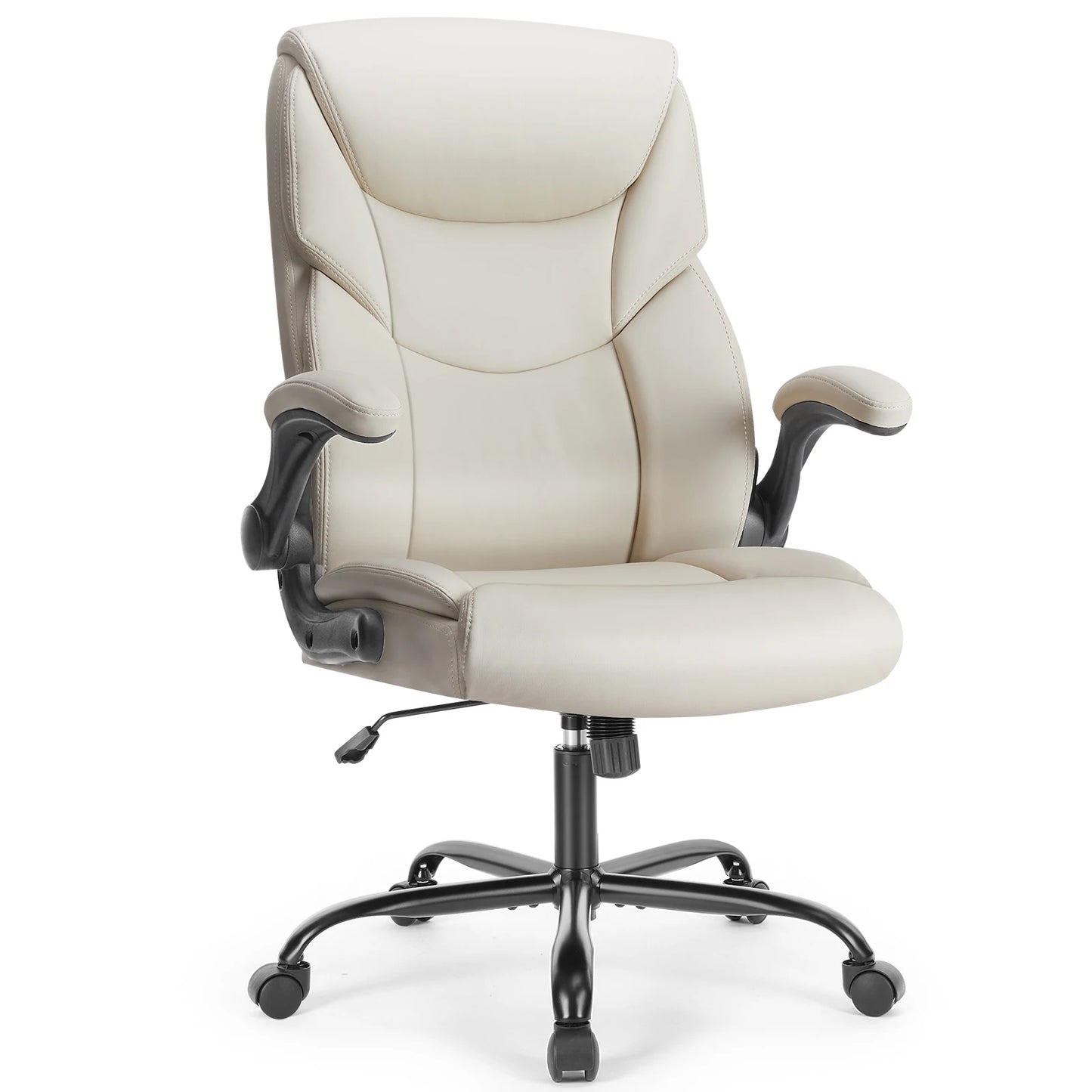JHK Ergonomic Office Chair With Adjustable Height And Flip Arms