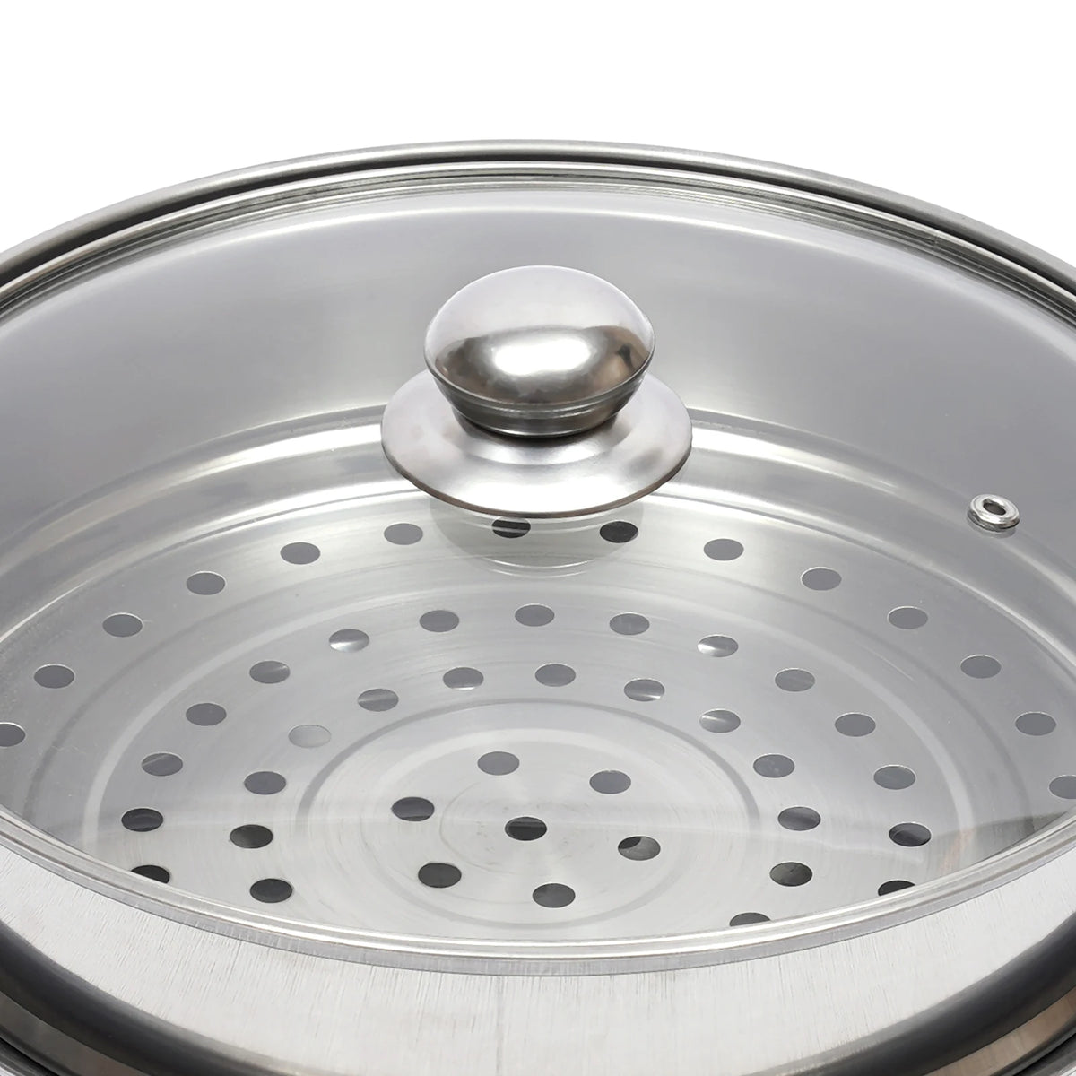 Bymaocar Stainless Steel Food Steamer With Lid For Healthy Cooking