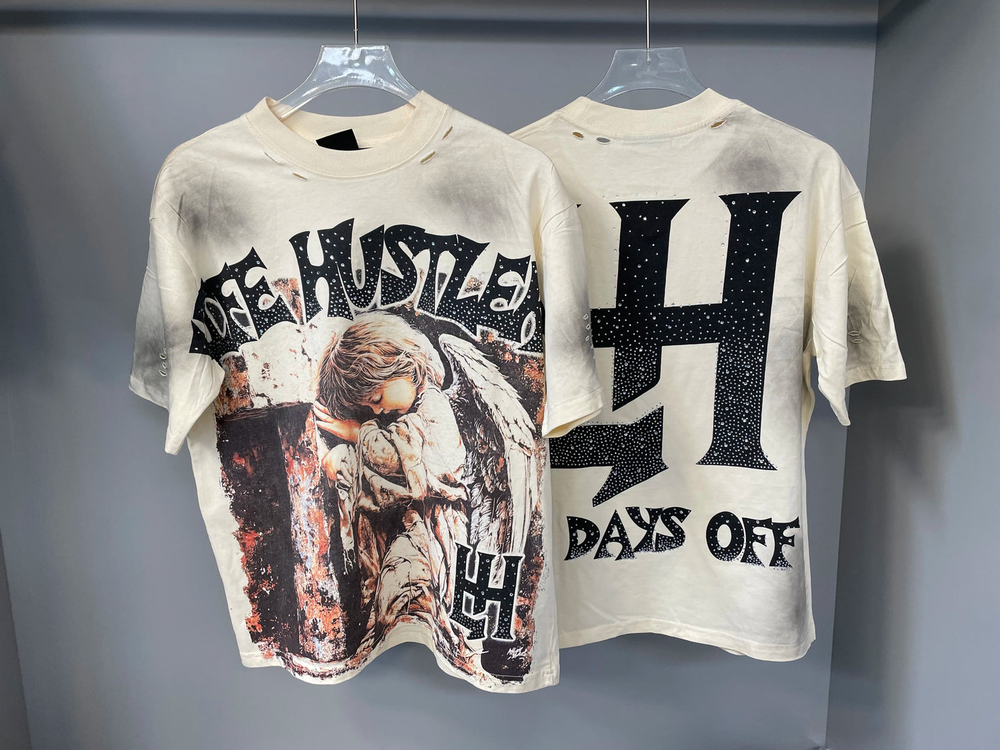 Life Hustlers 100 Percent Cotton Loose Fit T Shirt Unisex