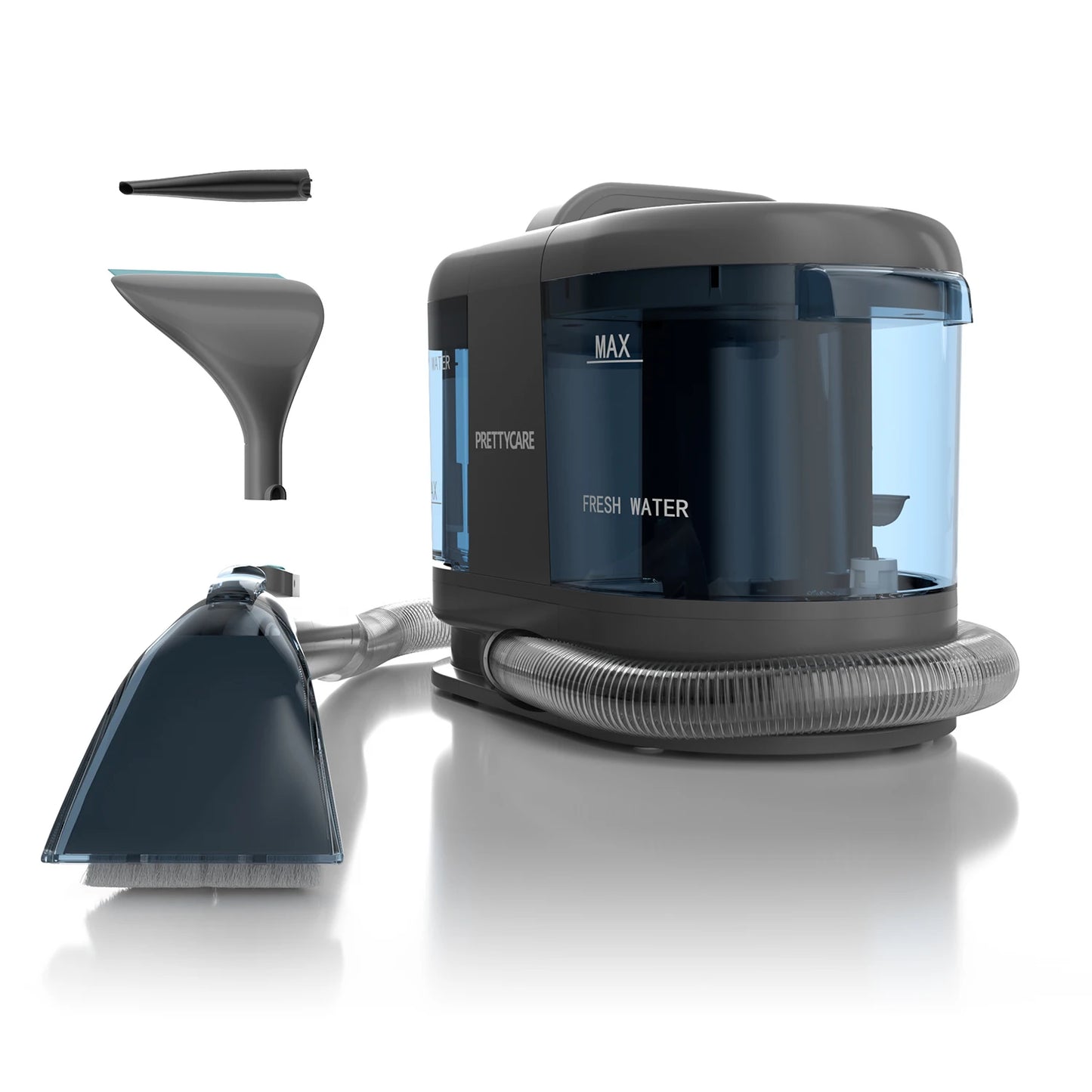 Prettycare 1.4m Hose Cordless Wet Dry Fabric Vacuum