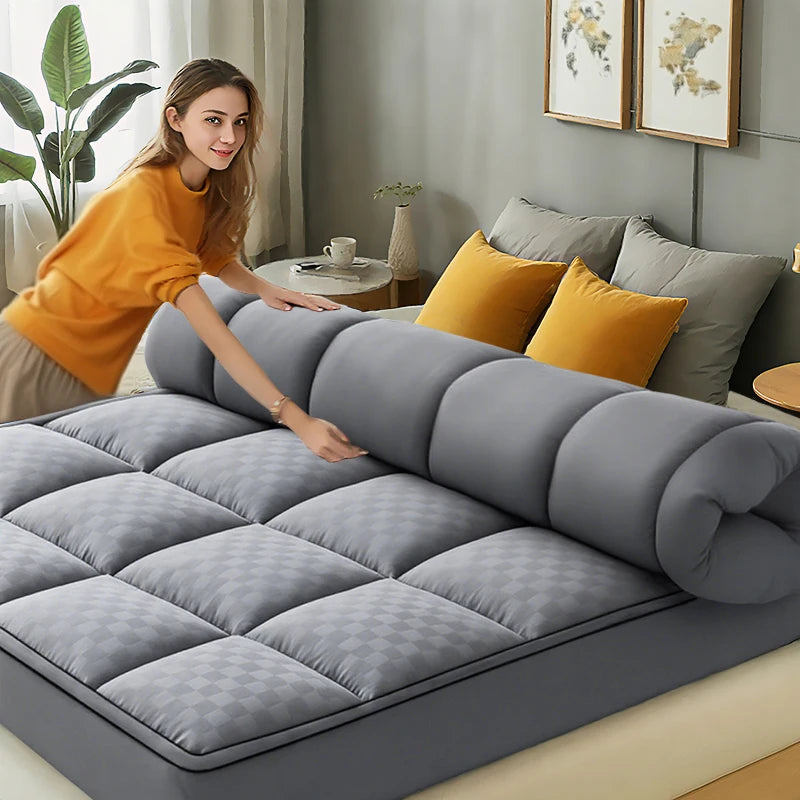 HGETVE Extra Thick Mattress Topper 1000Gsm Cooling Noiseless Fitted