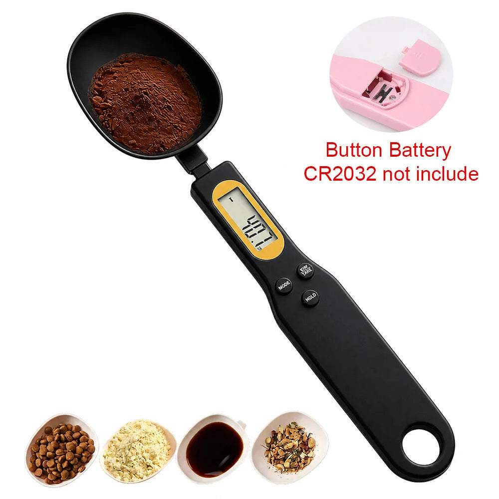 Digital Measuring Spoon Scale With LCD Display For Kitchen Cooking