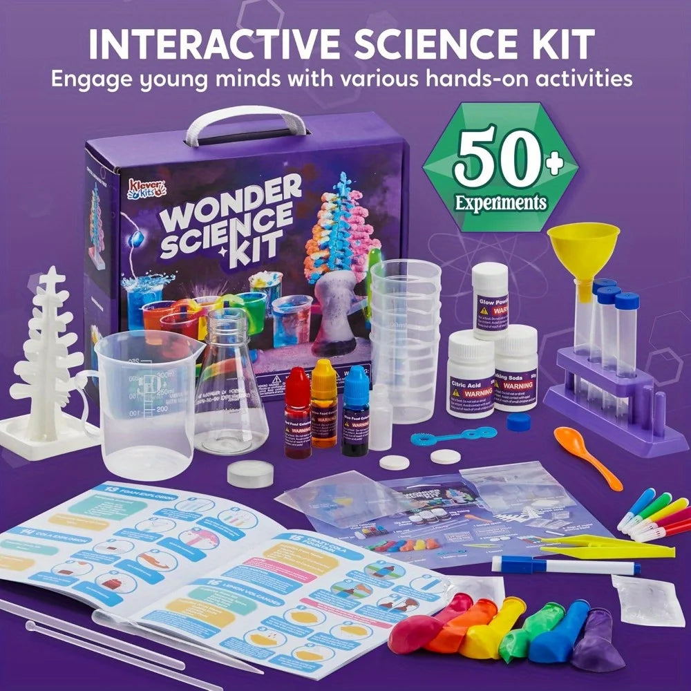 Joyfy Kids 50+ Science Experiments With Growing Crystal