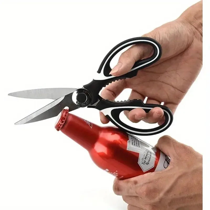 Multifunctional Stainless Steel Kitchen Scissors For Food Preparation