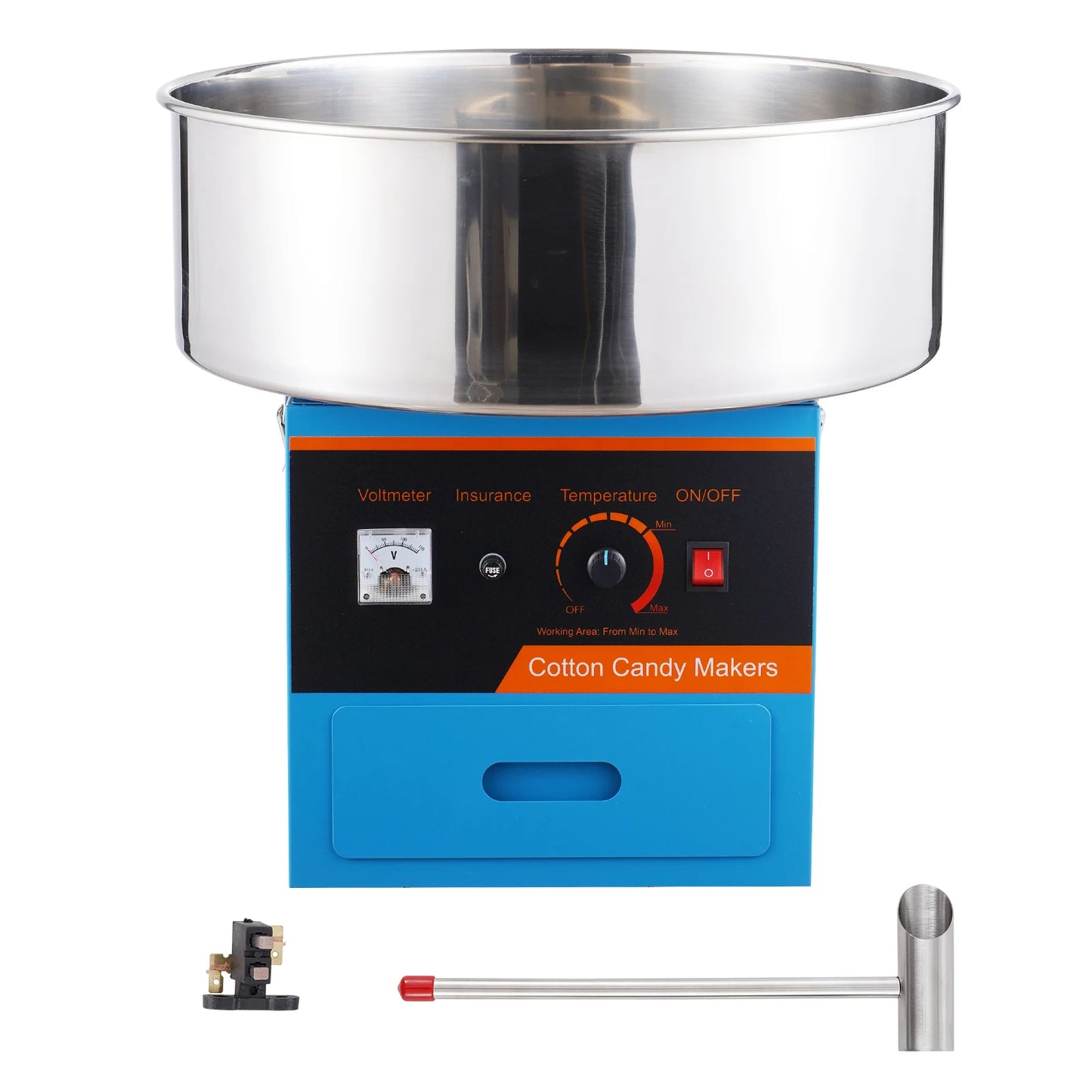 Succebuy Commercial Electric Cotton Candy Maker With Stainless Bowl