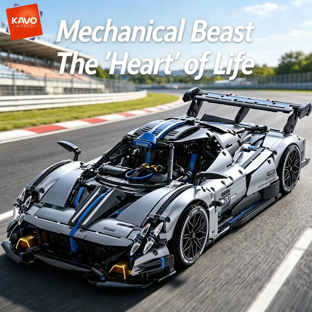 Kavoworld Premium Technical Racing Car Building Block Set