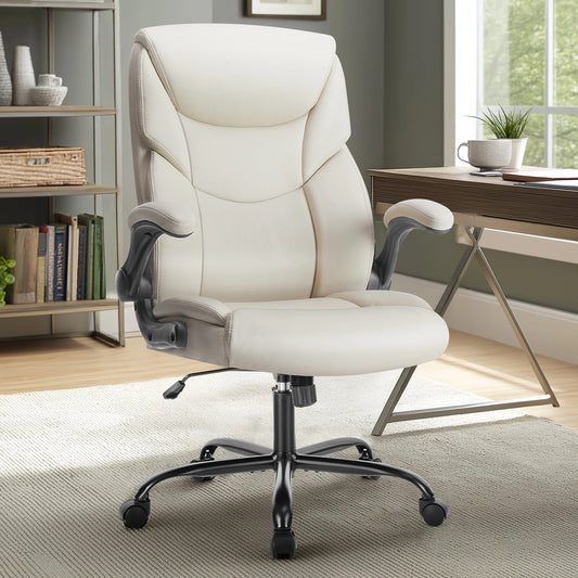 JHK Ergonomic Office Chair With Adjustable Height And Flip Arms